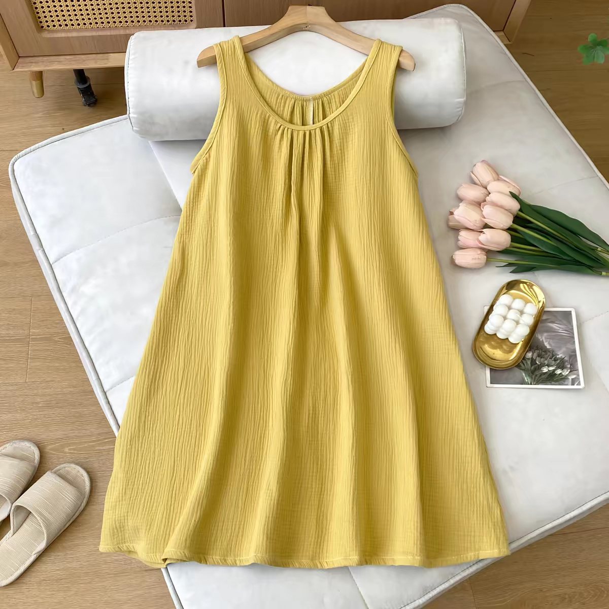 Yazlık Günlük Kadın Kolsuz Elb - Midi Dress incelemesi ve fiyatı