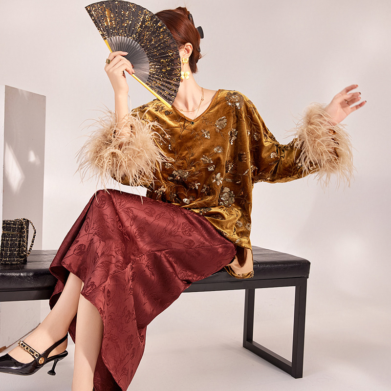 2025 Kış Tüyü Manşetli Bluz Ta - Silk Blouse incelemesi ve fiyatı