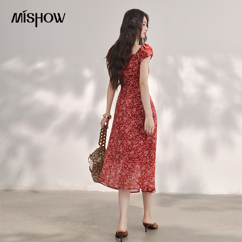 MISHOW kadın Vintage Kırmızı Ç - Women'S Red Formal Wear incelemesi ve fiyatı