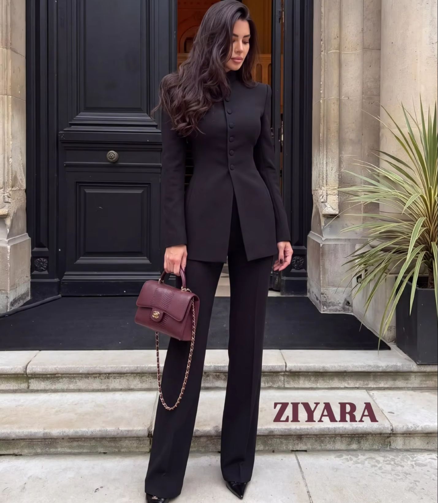 Kadın 2 Parça Takım Mandarin Y - Womens Blazer incelemesi ve fiyatı