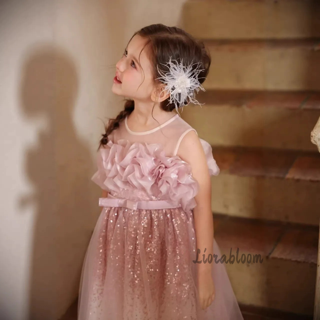 Kızların Pembe Dalgalı Tül Res - Formal Skirt incelemesi ve fiyatı