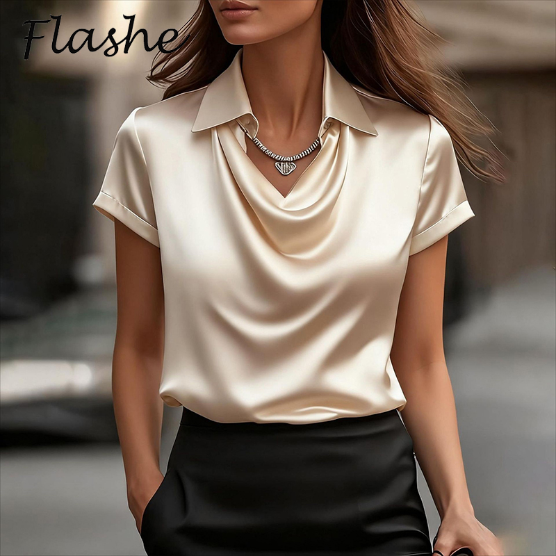 Tüm Uyumlu Saten Gömlek Kadın  - Silk Blouse incelemesi ve fiyatı