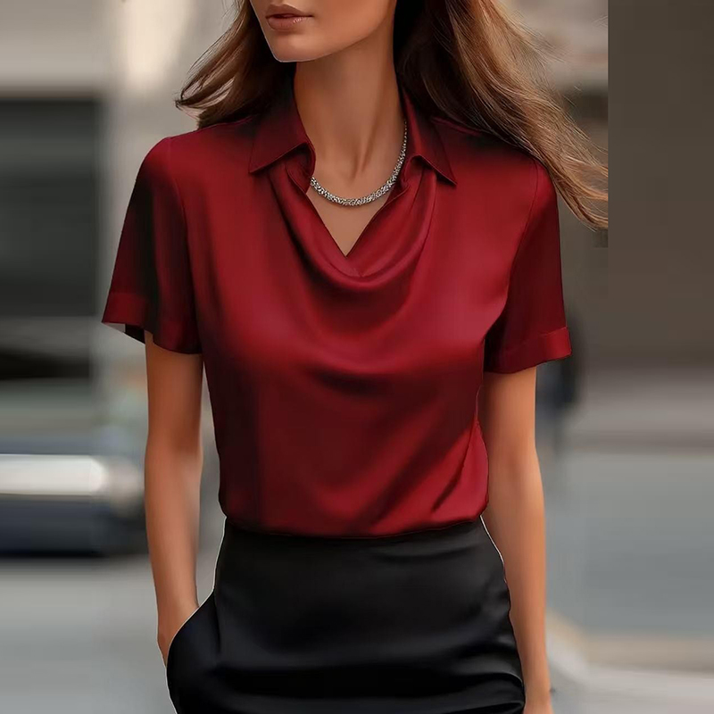 Tüm Uyumlu Saten Gömlek Kadın  - Silk Blouse incelemesi ve fiyatı