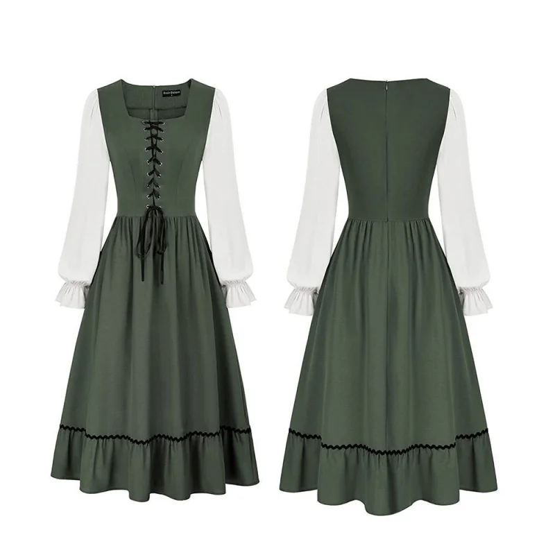 Kadın Vintage Mahkeme Ortaçağ  - Midi Dress incelemesi ve fiyatı