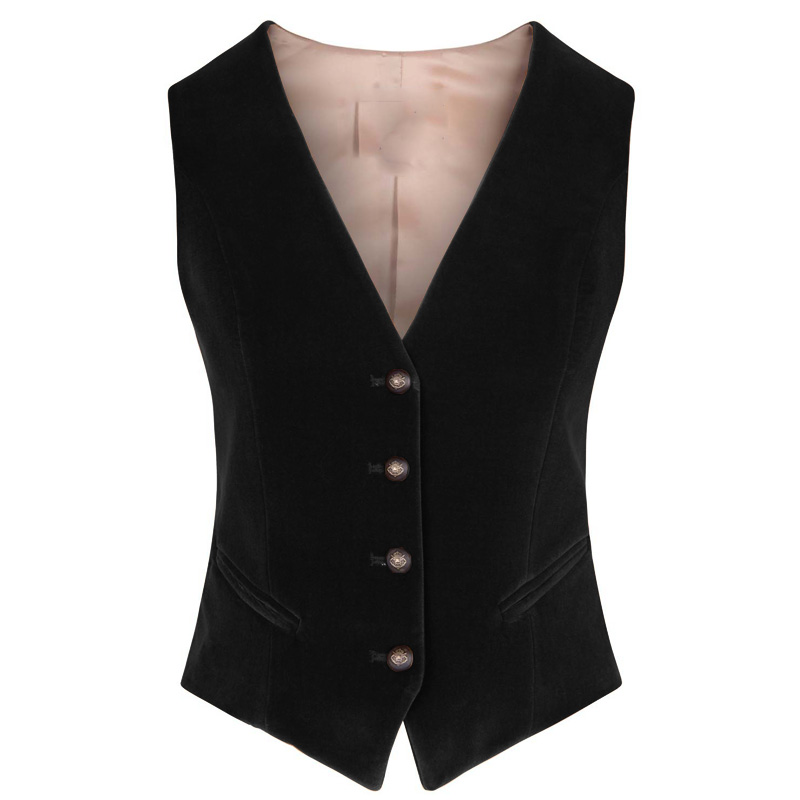 Kadın Kadife Yelek V Yaka 4 Dü - Womens Blazer incelemesi ve fiyatı