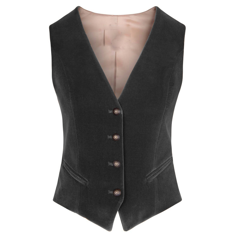 Kadın Kadife Yelek V Yaka 4 Dü - Womens Blazer incelemesi ve fiyatı